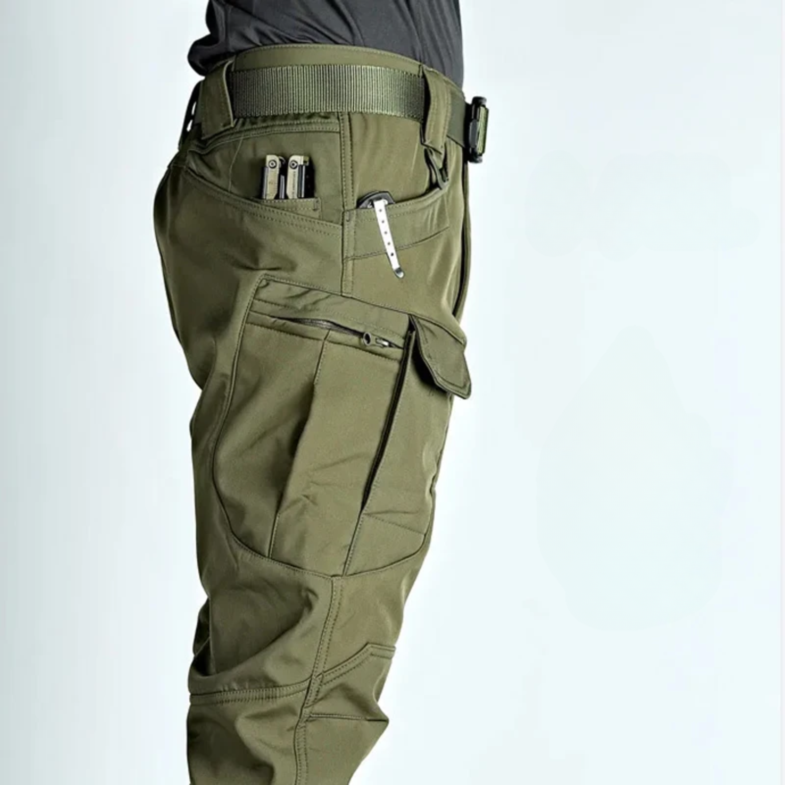 Pantalon Tactique Militaire Imperméable avec Ceinture