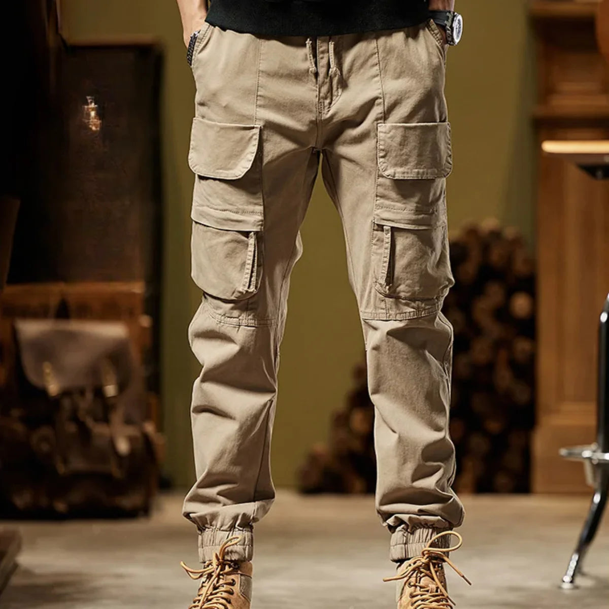 Pantalon Cargo SlimFit avec Poches