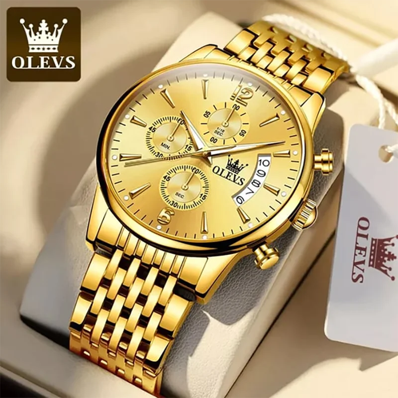 Montre Homme Gold Quartz