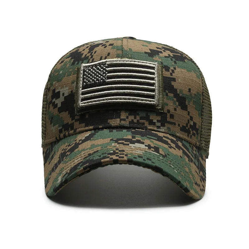 Tactical Military Cap United States Flag